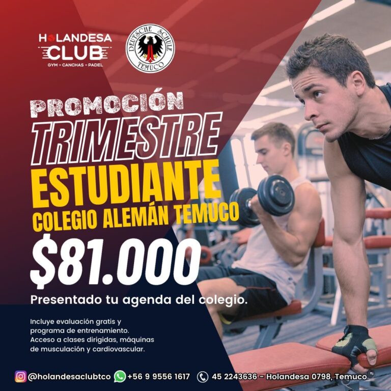 Read more about the article Promoción Trimestre Estudiante – Colegio Alemán Temuco