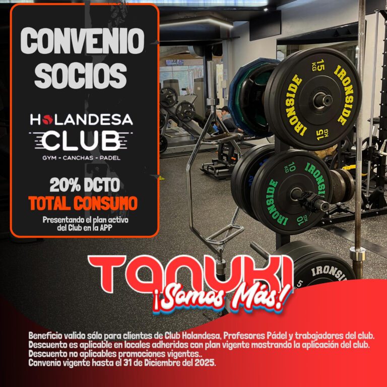 Read more about the article Hasta 20% DCTO – Convenio Tanuki Restobar