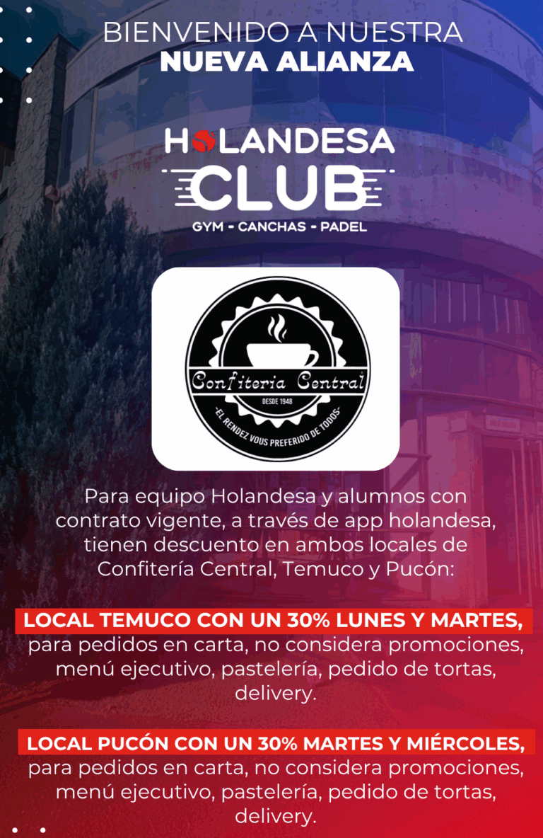 Read more about the article CONFITERIA CENTRAL & HOLANDESA CLUB TEMUCO