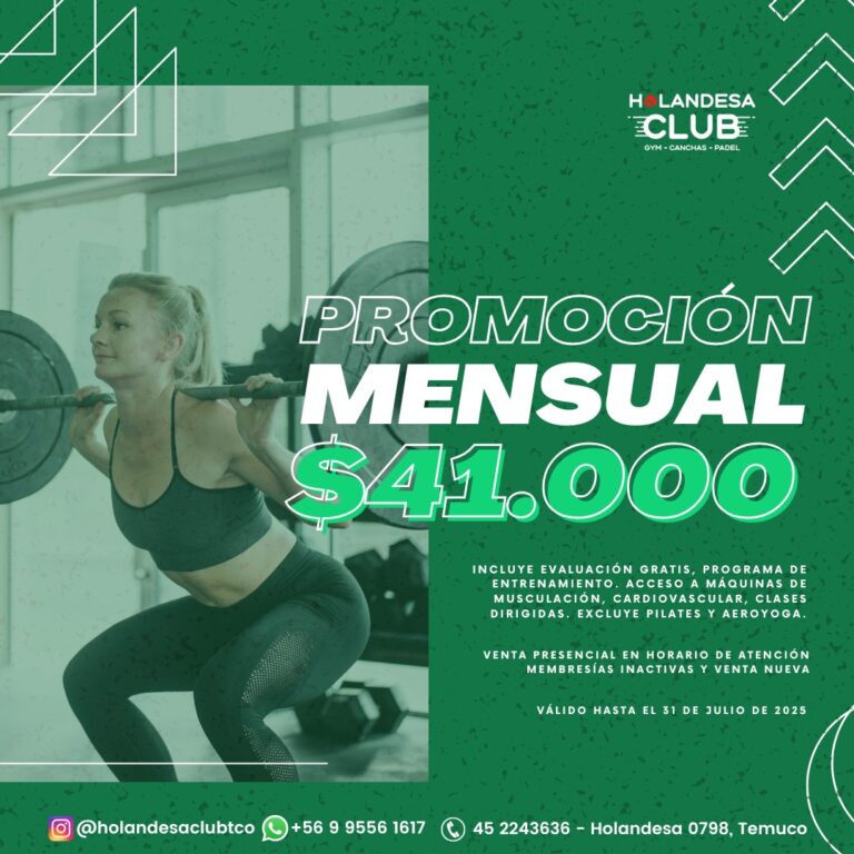 Read more about the article Promoción Mensual Julio!!