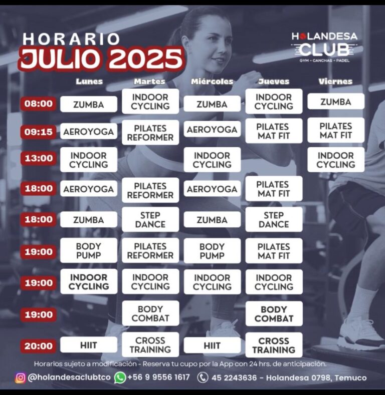 Read more about the article Horario Julio