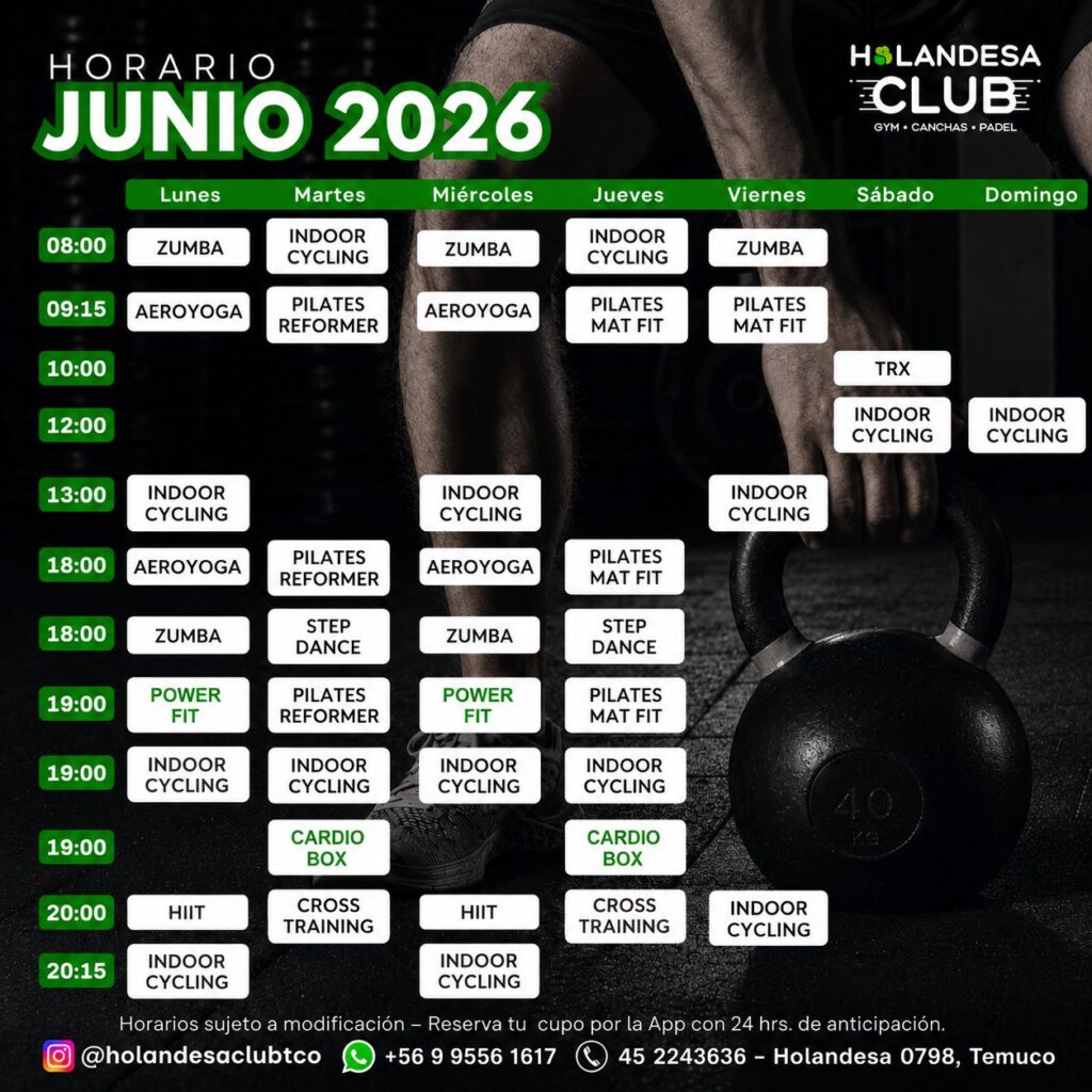 Read more about the article HORARIO JUNIO 2026