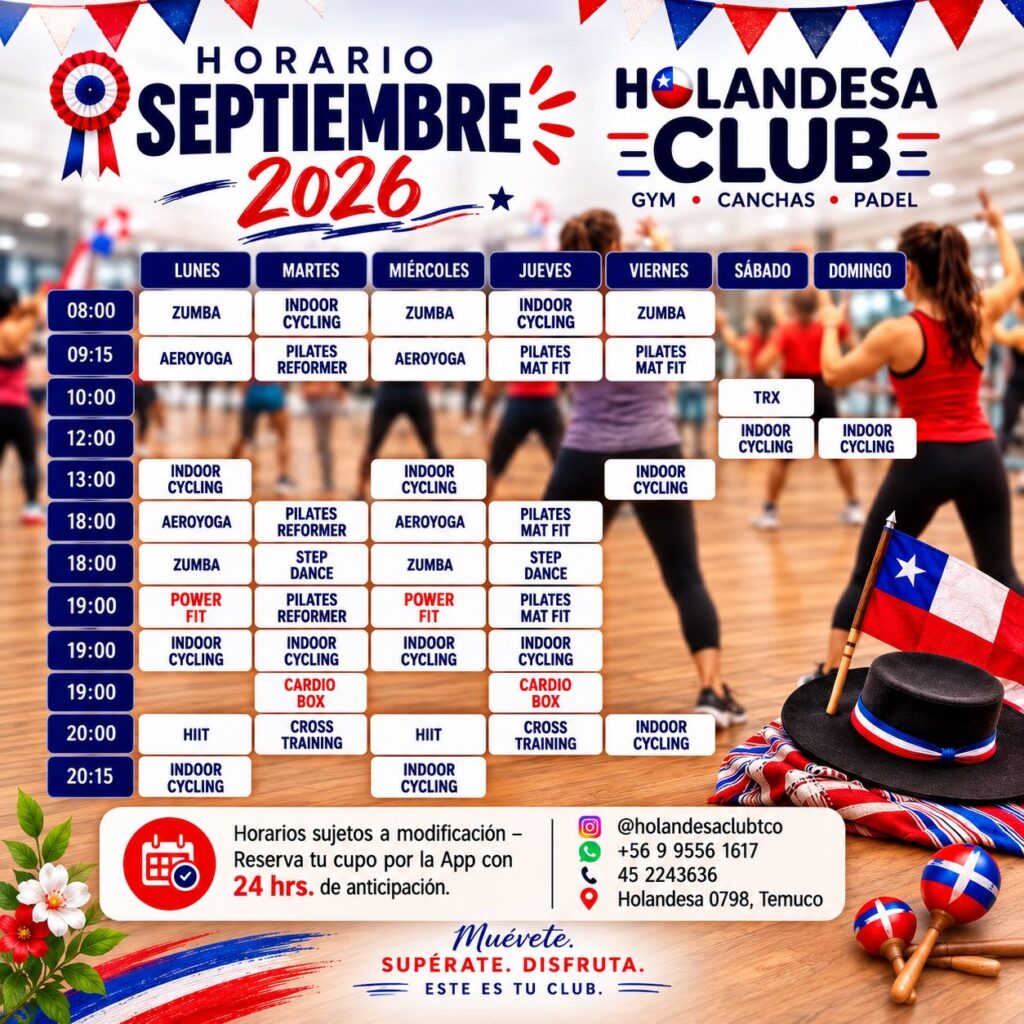 Read more about the article HORARIO SEPTIEMBRE 2026